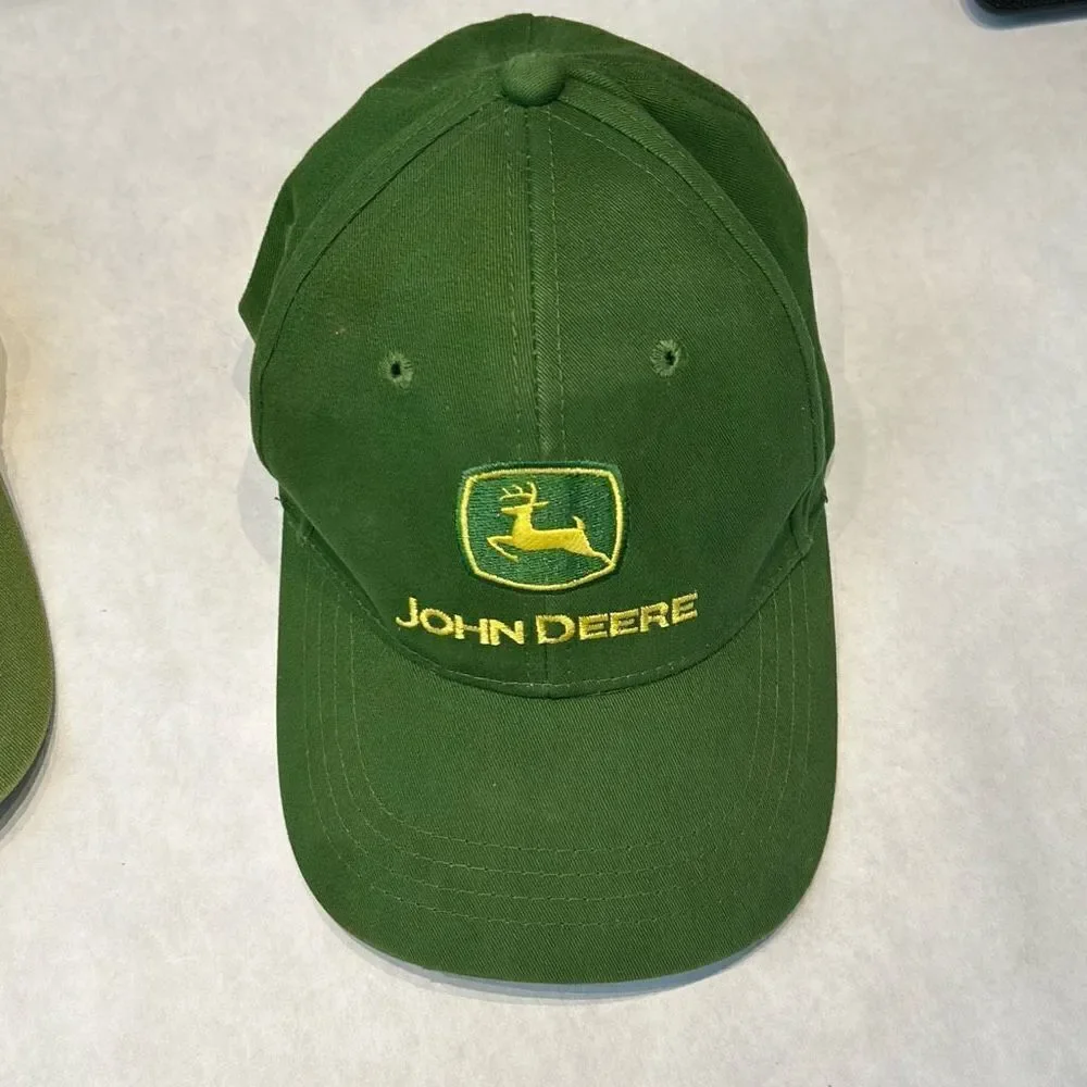 John Deere Kids Youth Toddler Hats Adjustable Snapback Mesh Trucker Set Lot of 3